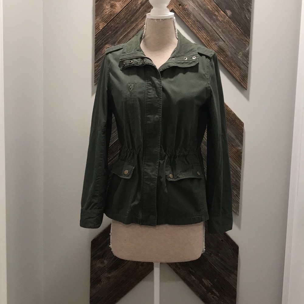 Love Tree Green Military Jacket